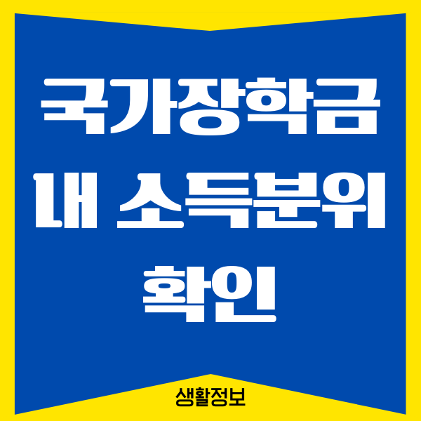 내 소득분위 확인 방법, 소득분위 산정 결과