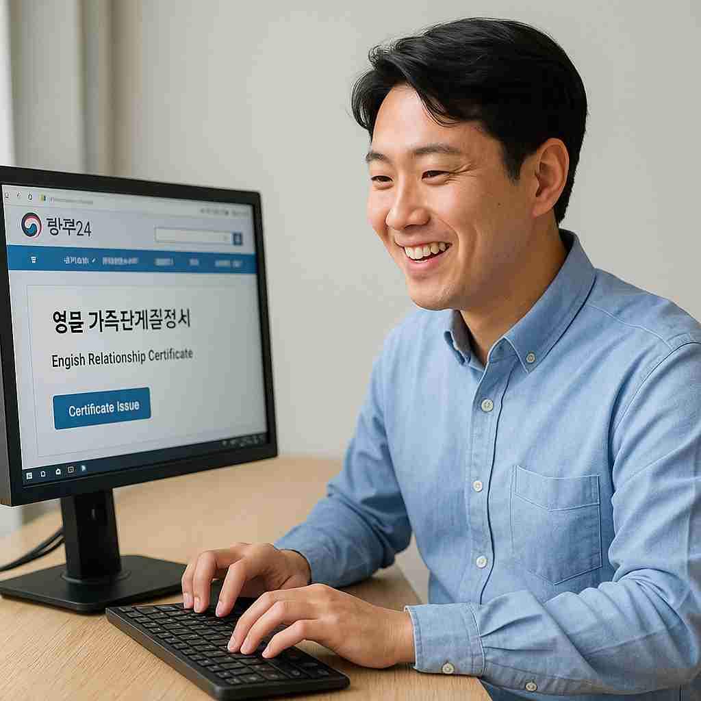 영문 가족관계증명서 발급 방법 실수 없이 처리하는 팁