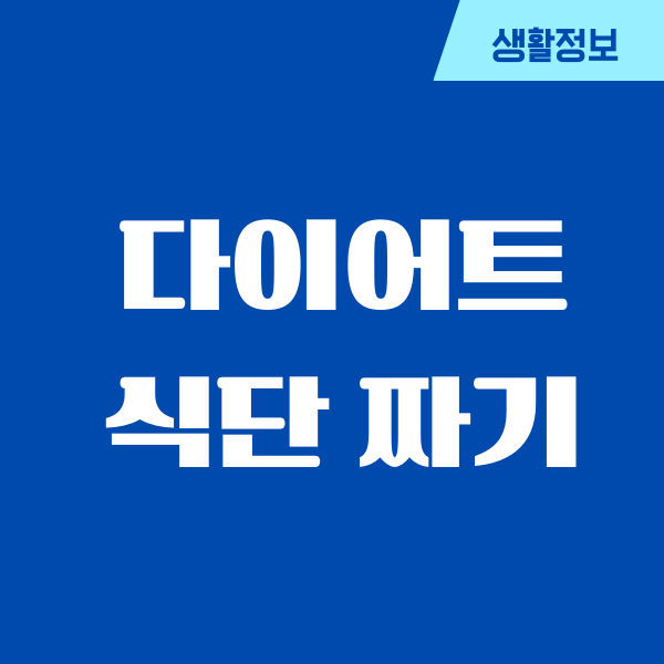 다이어트 식단 짜기, 제가 직접 해보고 느낀 진짜 후기