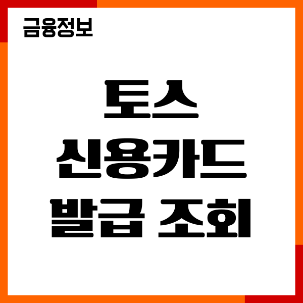 토스 신용카드 발급 조회, 심사 결과, 가능 조건, 발급후기